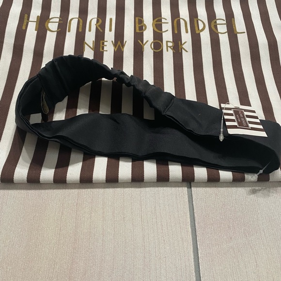Henri Bendel Black Silk Head Band - Picture 3 of 4